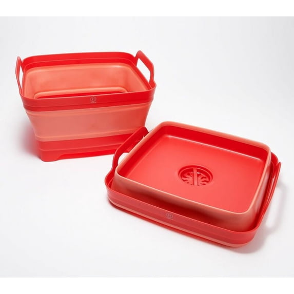 Open Box Henning Lee Set of 2 Collapsible Dish Drainers