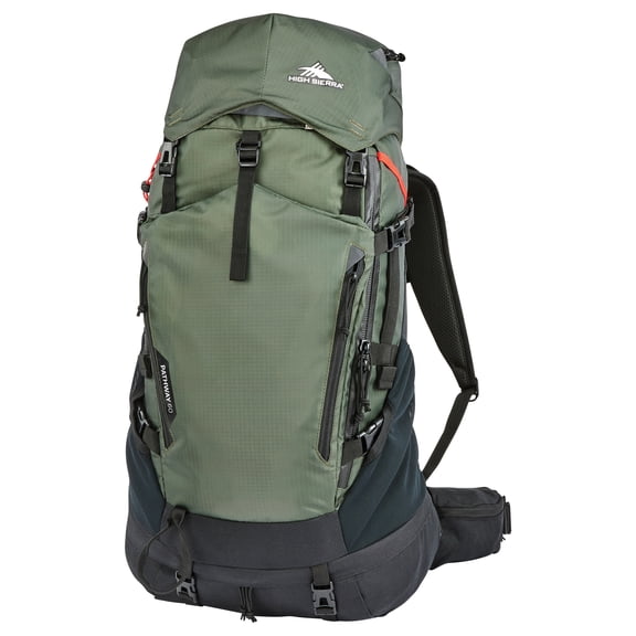 Open Box High Sierra Pathway 2.0 60L Backpack - Forest Green
