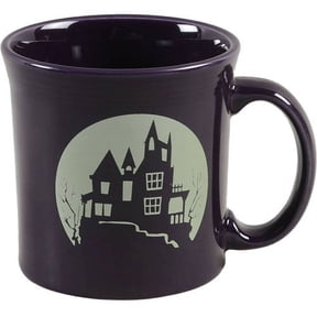 Open Box Homer Laughlin Fiesta Spooky Haunted House 12 Oz Java Mug 10345073