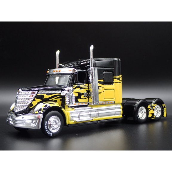 Open Box INTERNATIONAL LONESTAR CAB BIG RIG RARE 1/64 SCALE DIORAMA DIECAST MODEL CAR