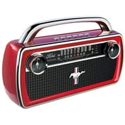Open Box ION Mustang Stereo ISP95 Wireless Bluetooth Speaker AM/FM Radio Portable - RED