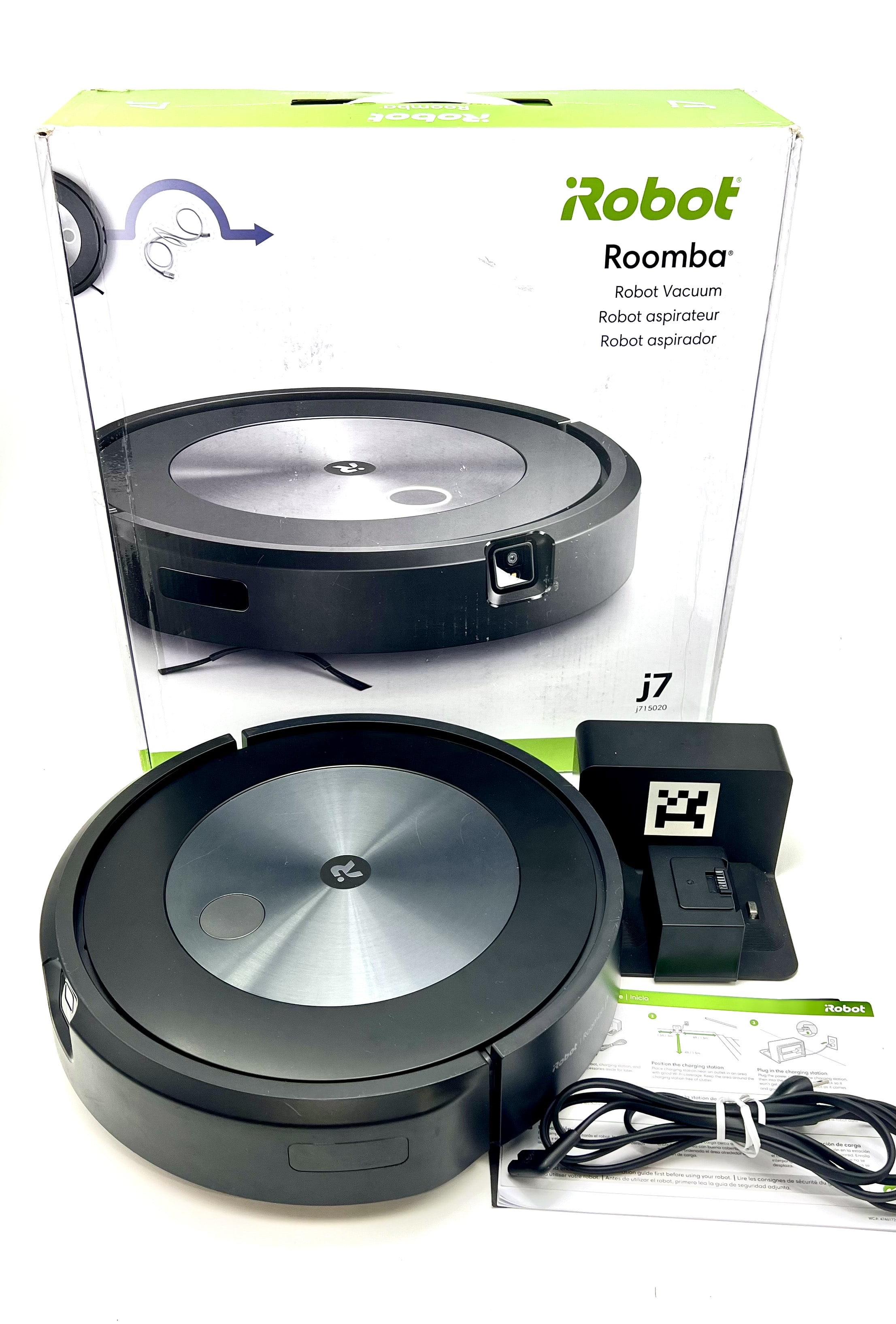 Open Box iRobot Roomba E5 5150 Robot Vacuum Wi-Fi Alexa Self-Charging  E515020 - Black 