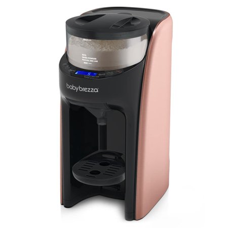 Open Box and Improved Baby Brezza Formula Pro Advanced Formula Dispenser Machine - Automatically Mix a Warm Formula Bottle Instantly - Easily Make Bottle with Automatic Powder Blending, Rose Gold