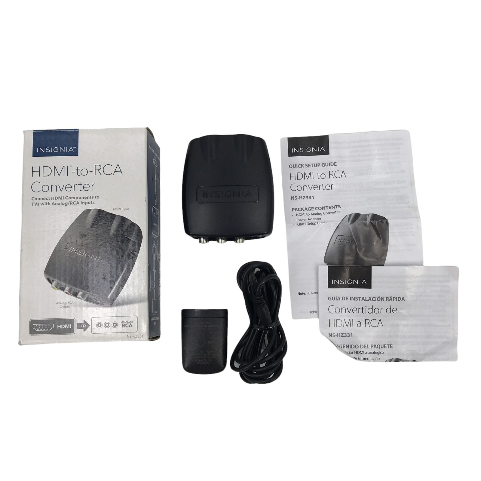 Open Box Insignia HDMItoRCA One Way Converter NSHZ331 Black 