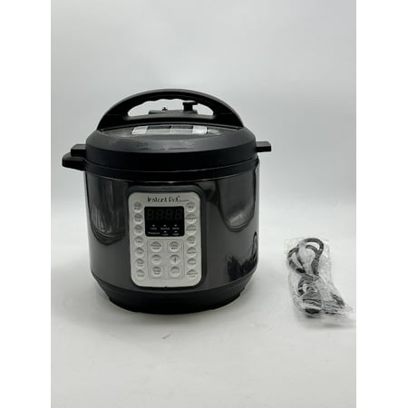Open Box Instant Pot DUO Viva DUOVIVA6QT 6 Quart Electric Pressure Cooker - BLACK