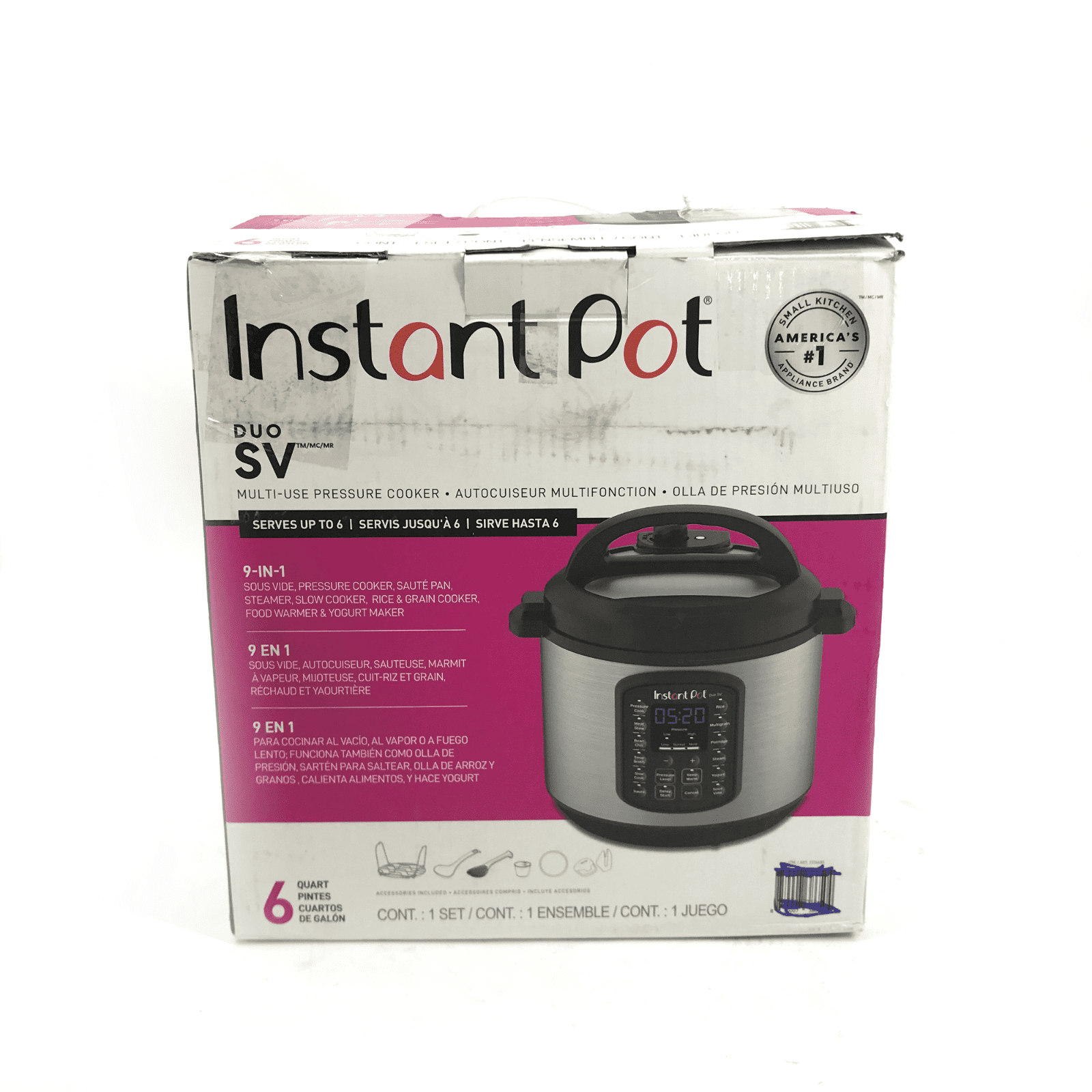 Instant Pot, 6 Qt Duo 7-in-1 Multi-Use Pressure Cooker and Accessories -  appliances - by owner - sale - craigslist