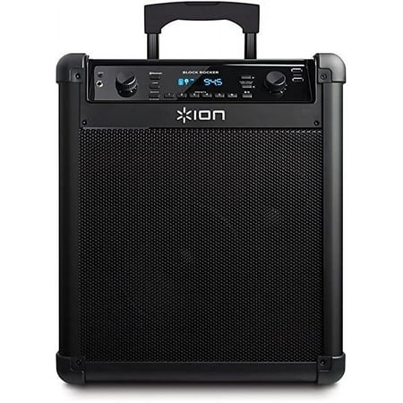 Open Box Ion Audio Block Rocker Wireless Rechargeable Speaker System IPA76C - BLACK