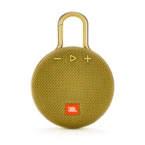 Open Box JBL Clip 3 Mustard Yellow Bluetooth Speaker Damaged Box