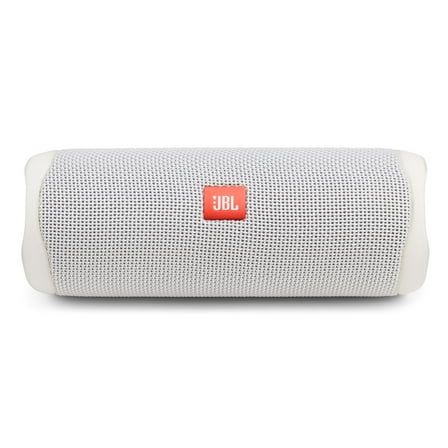 Open Box JBL Flip 5 White Portable Bluetooth Speaker Damaged Box