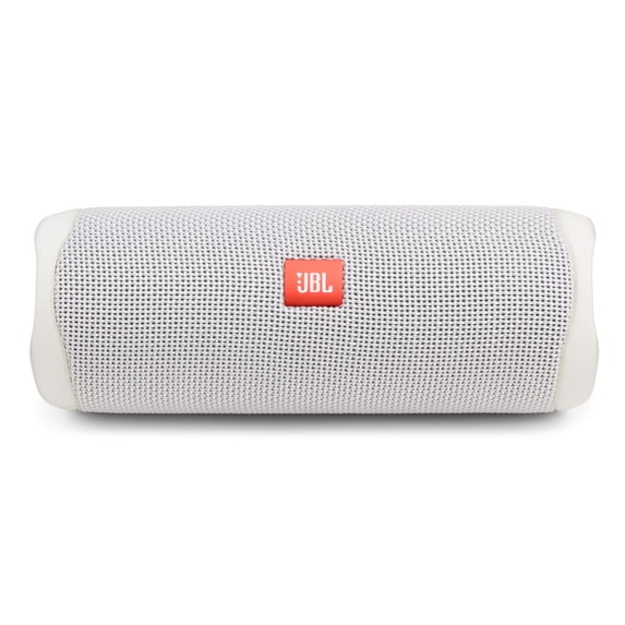 Open Box JBL Flip 5 White Portable Bluetooth Speaker Damaged Box