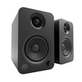 thumbnail image 1 of Open Box Kanto YU Matte Black Powered Bookshelf Speakers w/ BT 4.2 & RCA Input, 1 of 4