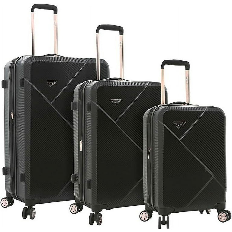 Open Box Kensie Women's Dawn Hardside 3-Piece Spinner Luggage 20