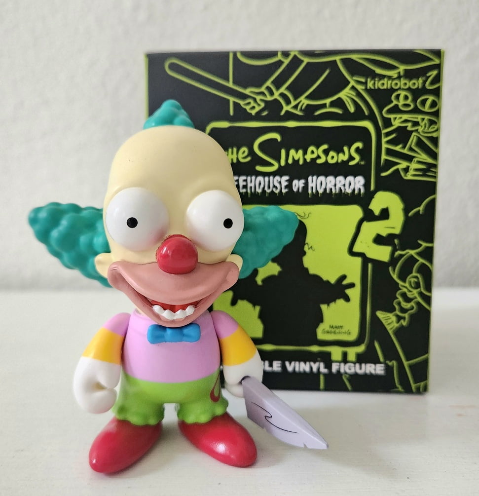 Open Box Kidrobot Simpsons Treehouse of Horror Series 2 Vinyl Figure - Evil Krusty