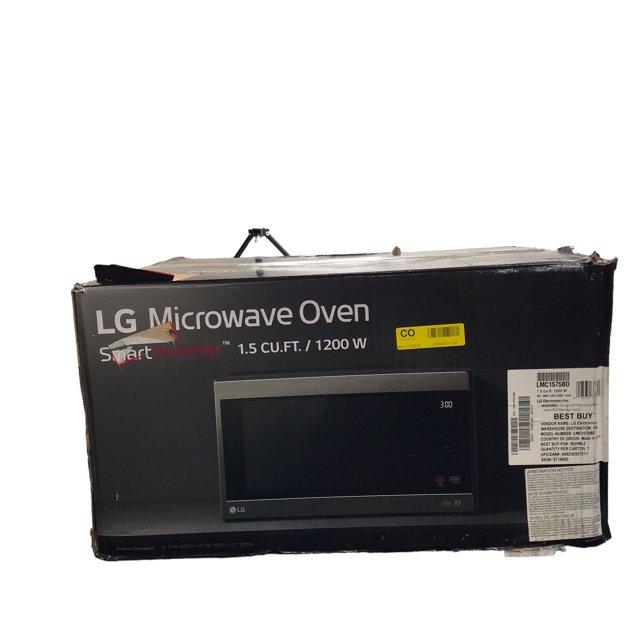 Open Box LG 1.5 Cu. Ft. Countertop Microwave with Inverter Black