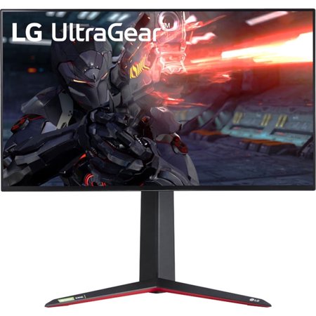 Open Box LG 27GN950-B Ultragear Gaming Monitor 27" UHD (3840 x 2160) Nano IPS Display, 1ms Response Time, 144Hz, G-SYNC Compatibility, AMD FreeSync Premium Pro, Tilt/Height/Pivot Adjustable Stand