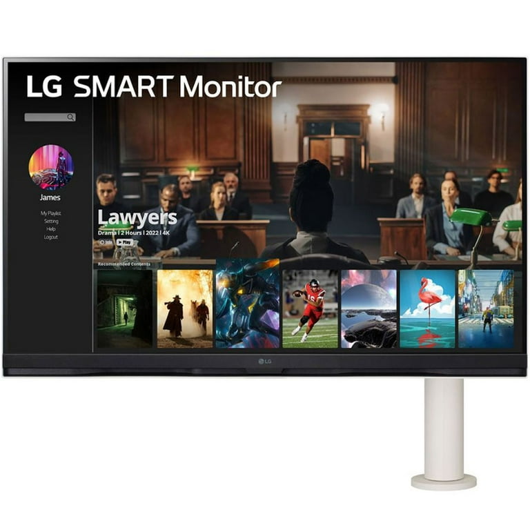 Open Box LG (32SQ780S) - 32-Inch 4K UHD (3840 x 2160) Display, Ergo Stand, webOS Smart Monitor, ThinQ Home, Magic Remote, USB Type-C, 2x5W Stereo Speakers, AirPlay 2, Screen Share, Bluetooth - Walmart.com Open Box LG (32SQ780S) - 32-Inch 4K UHD (3840 x 2160) Display, Ergo Stand, webOS Smart Monitor, ThinQ Home, Magic Remote, USB Type-C, 2x5W Stereo Speakers, AirPlay 2, Screen Share, Bluetooth - Walmart.com