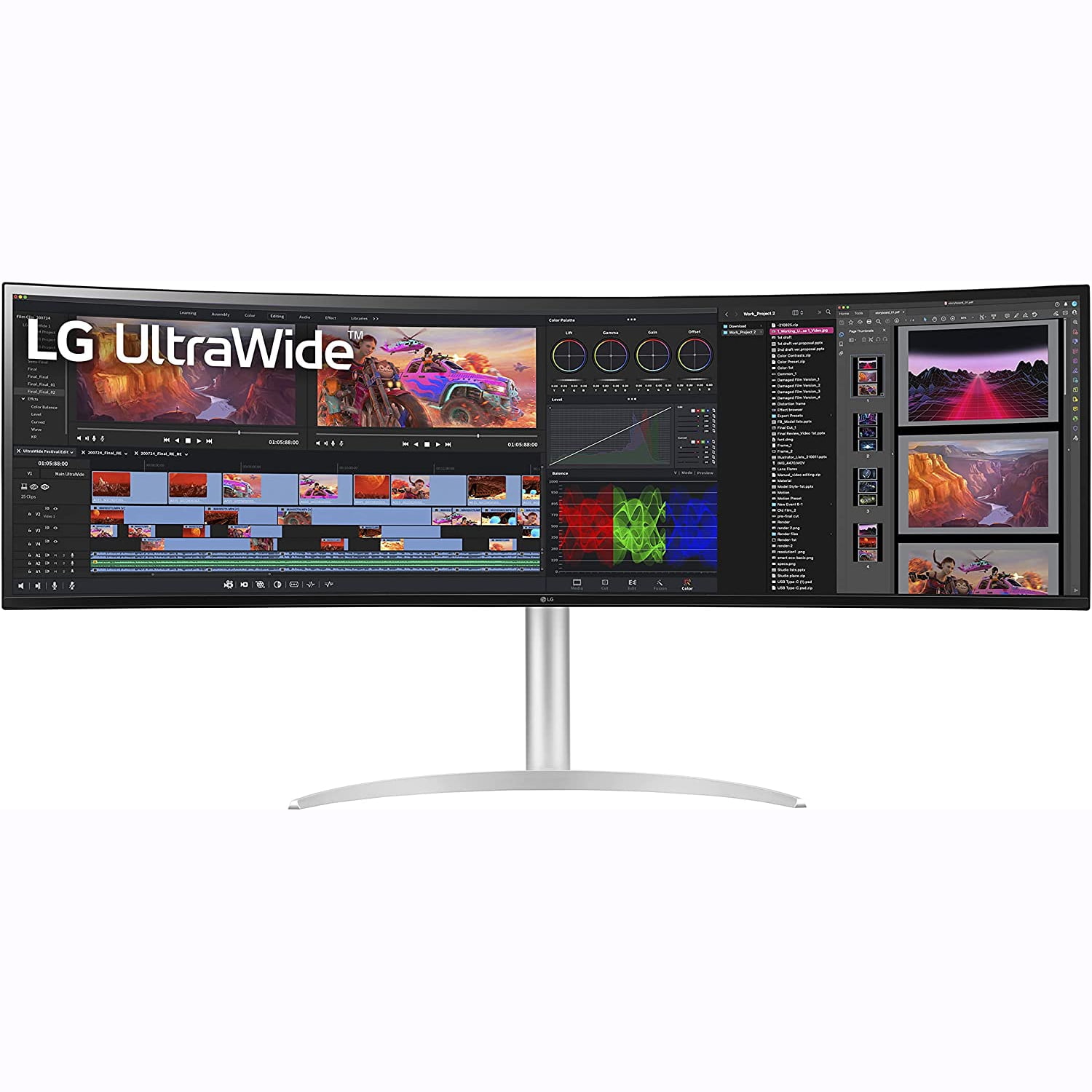 Open Box LG 49WQ95C-W 49 32:9 Curved UltraWide DQHD Egypt