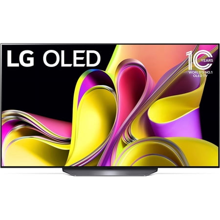 Open Box LG B3 Series 77" Class OLED Smart TV - AI 4K, Alexa (OLED77B3AUA, 2023) - Black