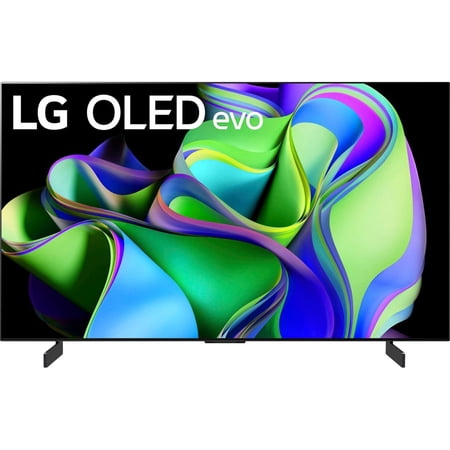 LG C3 Series 42-Inch Class OLED evo 4K Processor Smart TV for Gaming with Magic Remote AI-Powered with Alexa Built-in (OLED42C3PUA, 2023) - (Open Box)