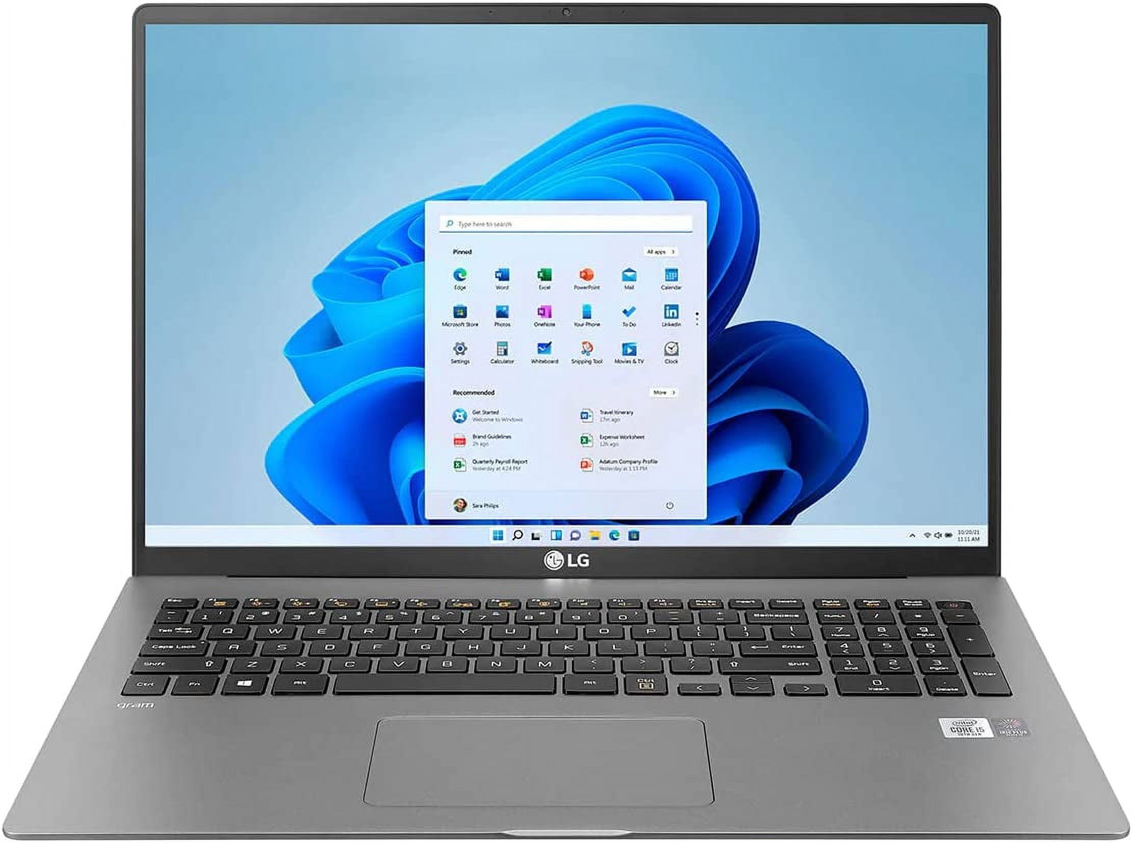 Open Box LG GRAM 17" 2560X1600 I7-1260P 16GB 512GB SSD 17Z90Q-K.AAC7U1 - GRAY - image 1 of 5