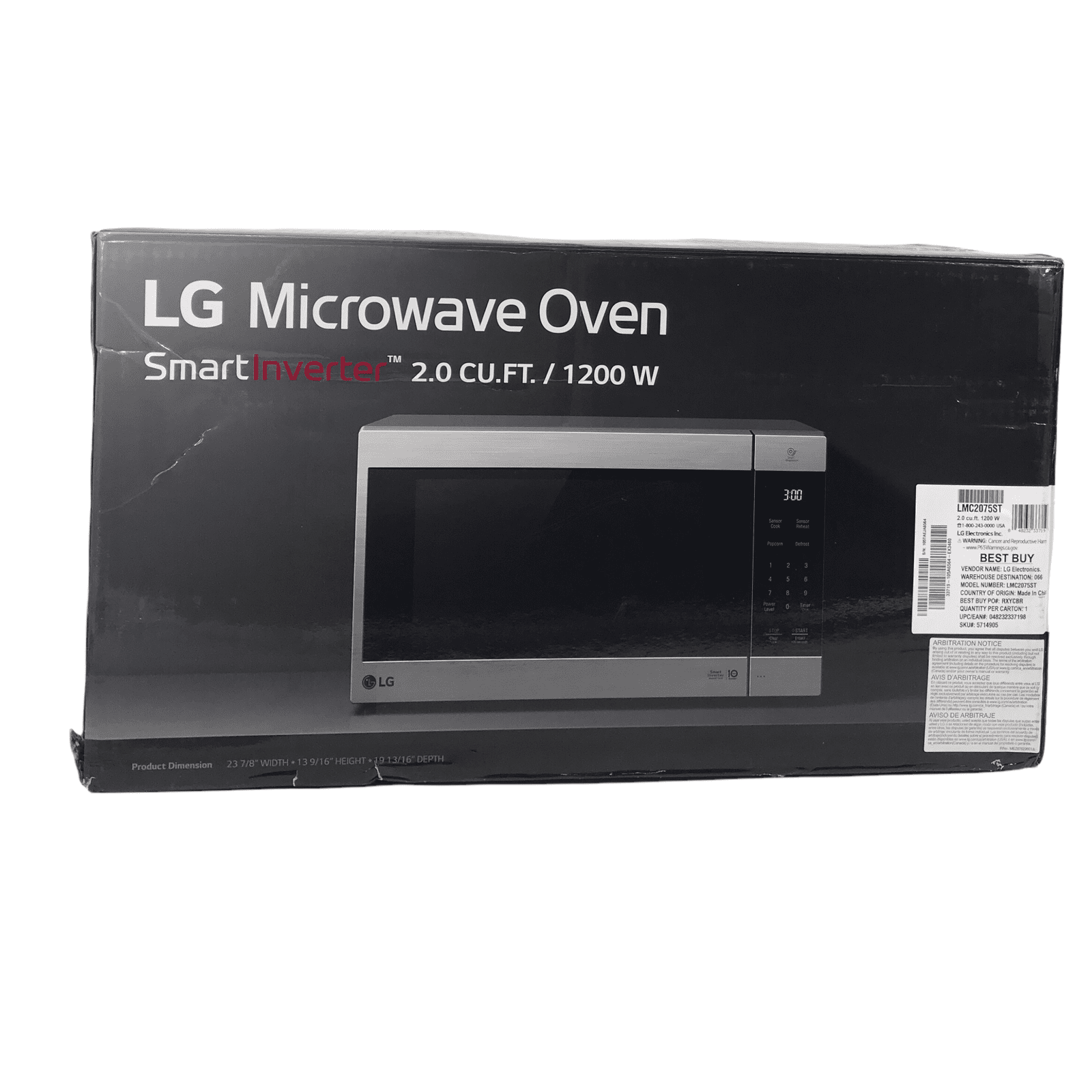 Lmc2075st 2024 lg microwave