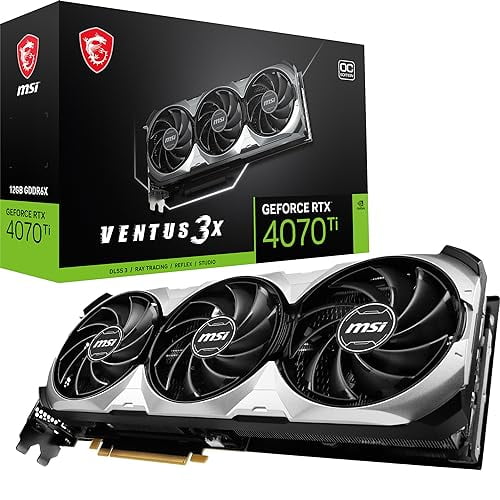 RTX4070Ti MSI VENTUS 3✖️ 12G OC MSI GeForce RTX™ 4070 VENTUS 3X 12G OC