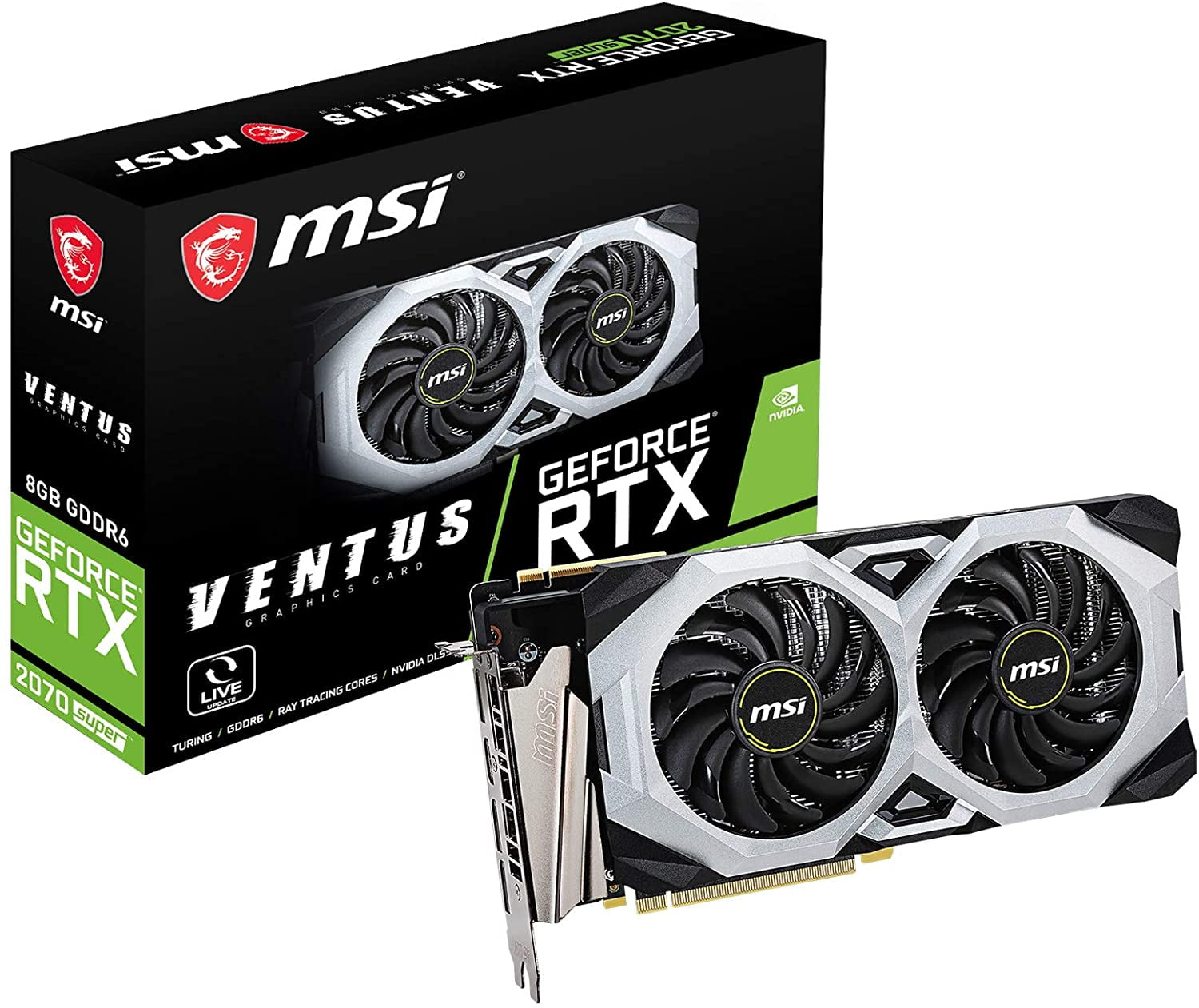 Open Box MSI NVIDIA GeForce RTX 2070 Super Ventus 8GB GDDR6