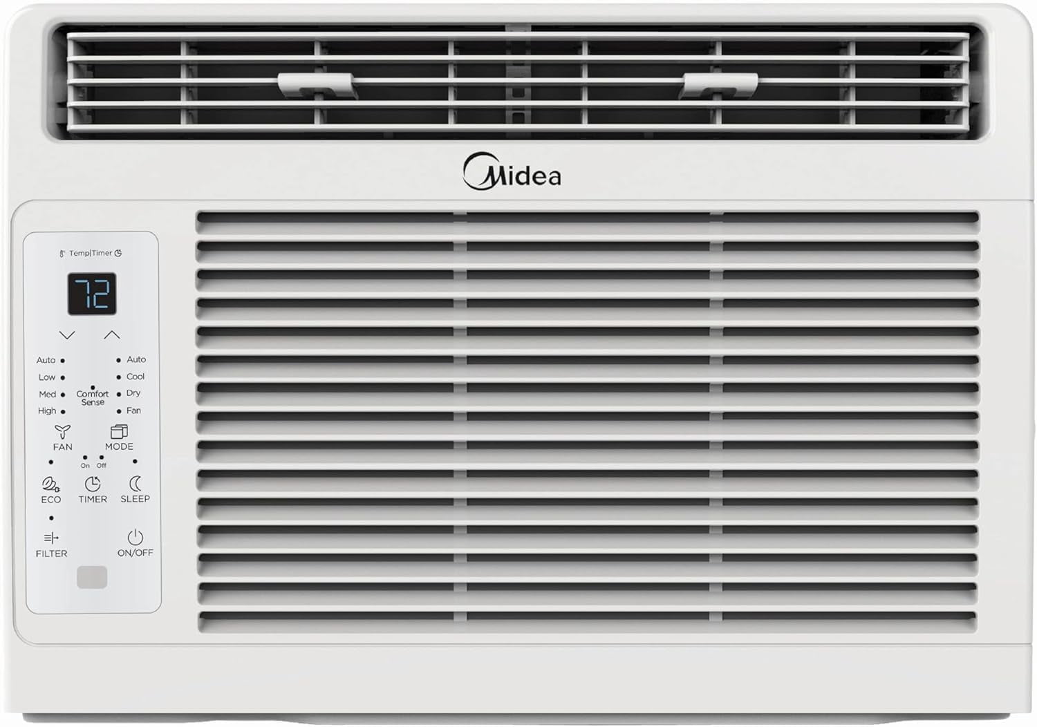 Open Box Midea 5,000 BTU 150 Sq Ft Window Air Conditioner with Remote MAW05R1WWT - White