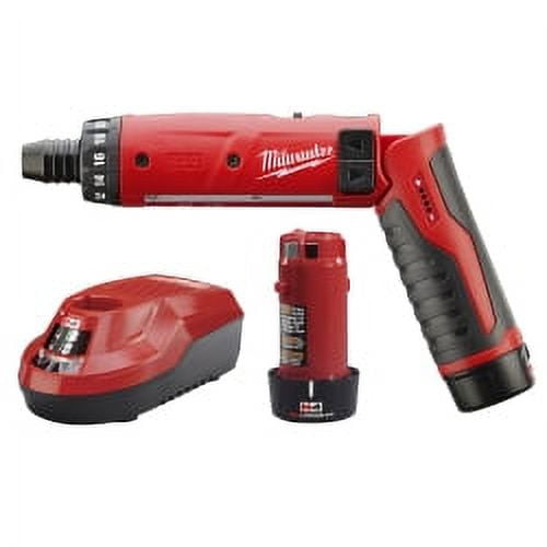 Open Box Milwaukee M4 1/4" Hex Screwdriver Kit (2 Bat)
