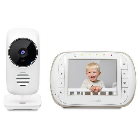 Open Box Motorola MBP688CONNECT 3.5 Inch Smart Wi-fi Connected Video Baby Monitor with Two-way Communcation (New )