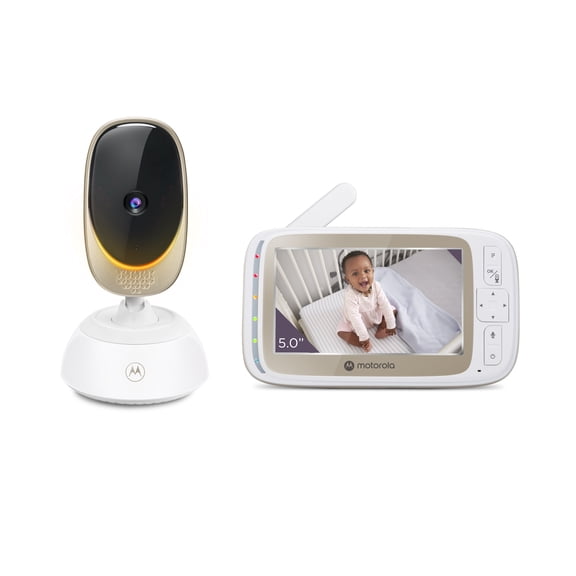 Open Box Motorola VM85 Connect 5.0" HD Wi-Fi Video Baby Monitor with Mood Light