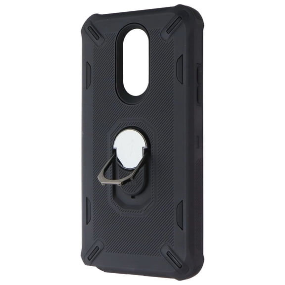Open Box Mybat Premium Rugged Non-Slip Case with Kickstand for LG Stylo 5 - Black