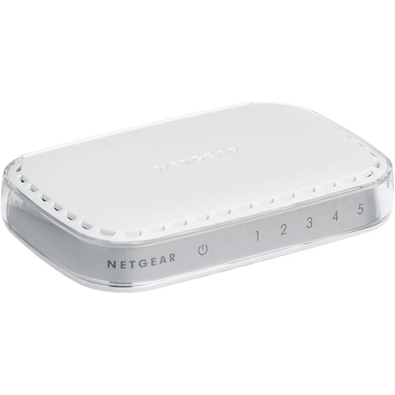 Open Box NETGEAR 5 Port Gigabit Ethernet Switch (GS605NA)