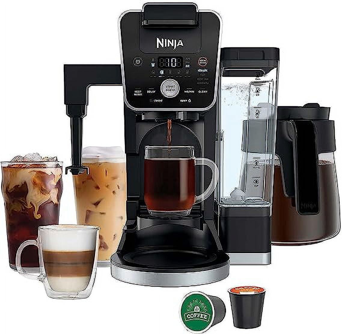 Ninja Dual Brew Grounds & Pods Coffee Maker CFP201, Color: Black - JCPenney