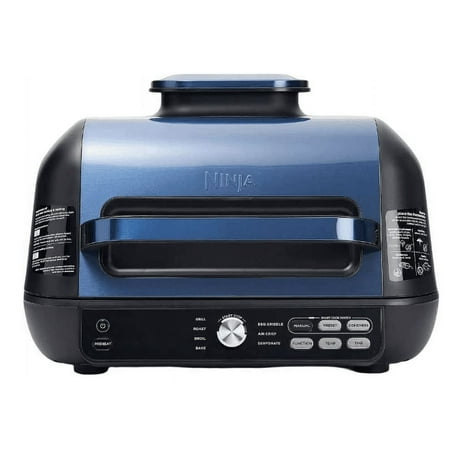Open Box Ninja IG651 QNV Foodi Smart XL Pro 7-in-1 Indoor Grill/Griddle Combo - NAVY BLUE