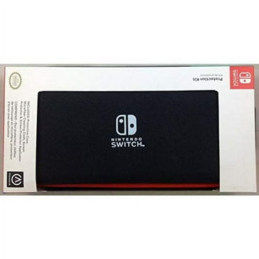 Open Box Nintendo Switch Protective Case Screen Protection Cleaning Cloth 2050-BR68 Black