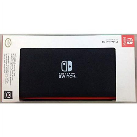 Open Box Nintendo Switch Protective Case Screen Protection Cleaning Cloth 2050-BR68 Black