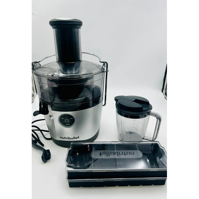 Open Box NutriBullet Juicer Pro Centrifugal Juicer Machine SILVER