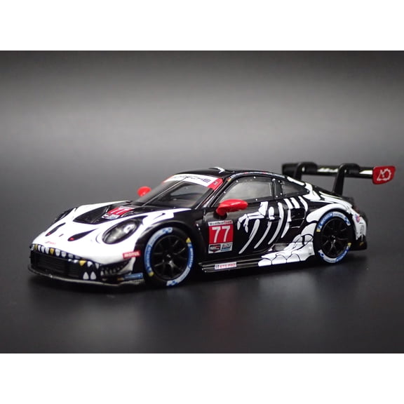 Open Box PORSCHE 911 GT3 R #77 REXY SKELETON 2025 IMSA 1:64 SCALE DIECAST MODEL CAR