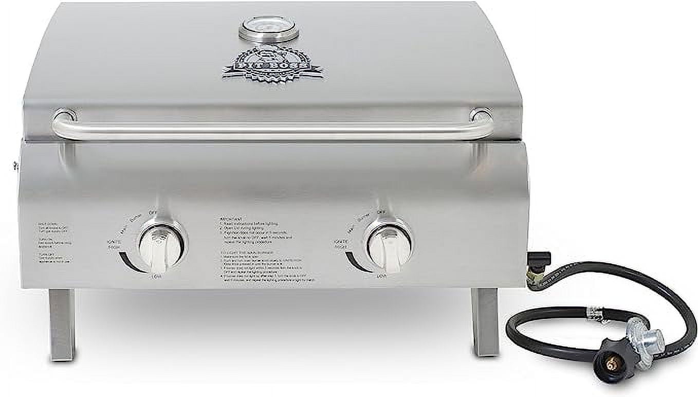 Open Box Pit Boss Grills 75275 TwoBurner Portable Grill PB200P