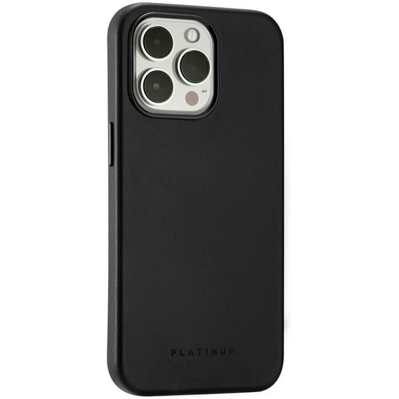 Open Box Platinum - Horween Leather Case for iPhone 13 Pro - Black