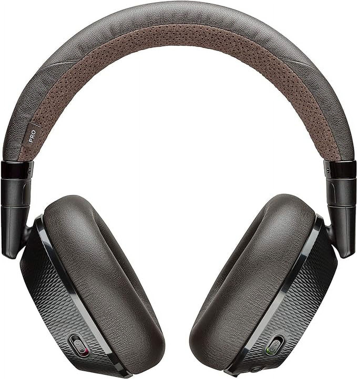 Open Box Poly Plantronics Polycom BackBeat PRO 2 Headphones Wireless SPRO16 Black Tan Walmart