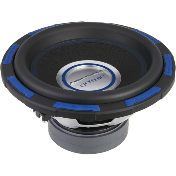Open Box Power Acoustik Gothic Series GW-124 Premium 12" Subwoofer - 2,500 Watt Max, Composite Fiber Rigid Cone (New)
