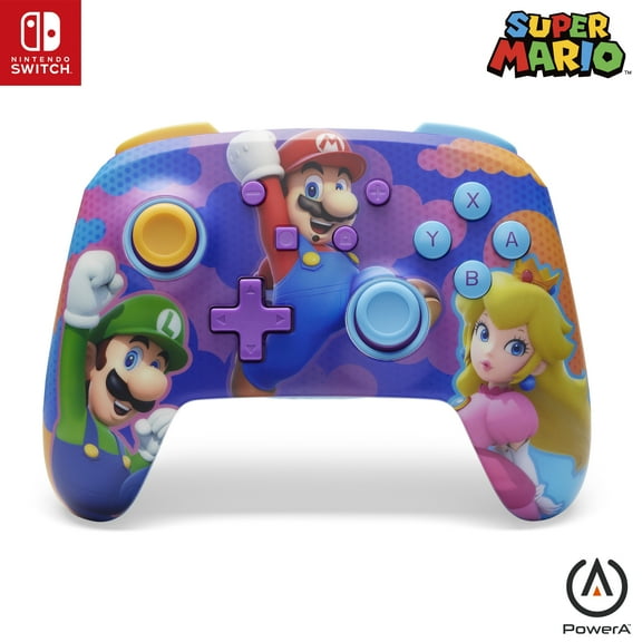 Open Box PowerA Enhanced Wireless Controller for Nintendo Switch - Color Splash Heroes