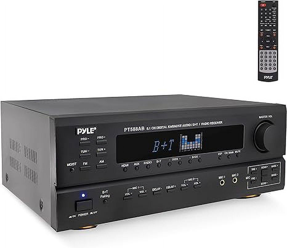 Open Box Pyle Wireless Bluetooth Power Amplifier System420W 5.1