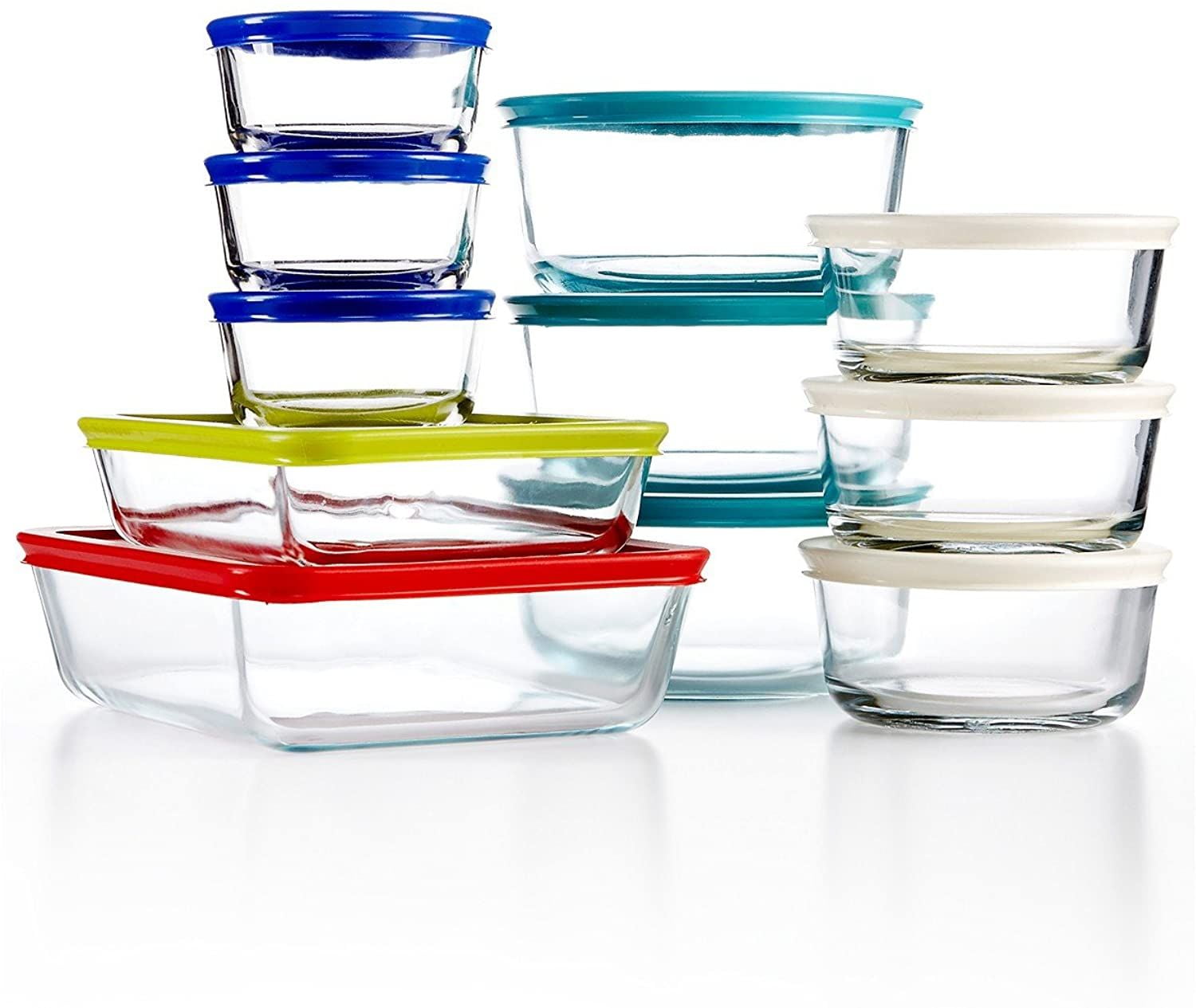 Pyrex 22-pc. Glass Food Storage Set - household items - by owner