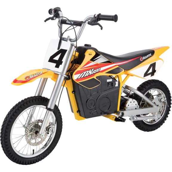 Open Box Razor Dirt Rocket MX650 - 36V Electric-Powered Dirt Bike, up to 17 mph, Ride-On for Teens