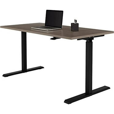 Open Box Realspace Magellan Pneumatic Height-Adjustable Standing Desk 60"W 119694 - Gray