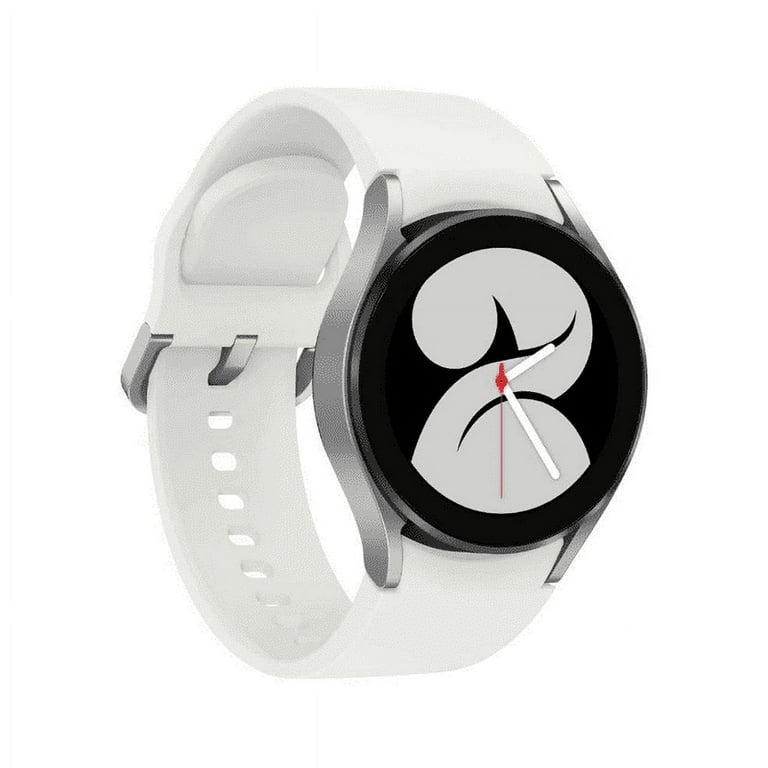 Open Box SAMSUNG Galaxy Watch 4 Silver 40mm BT R860 Smartwatch Walmart