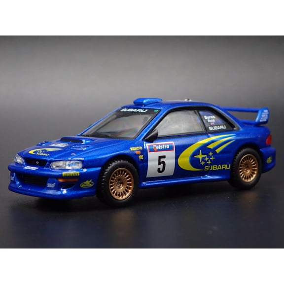 Open Box SUBARU IMPREZA WRC99 #5 RALLY 1:64 SCALE COLLECTIBLE DIORAMA DIECAST MODEL CAR